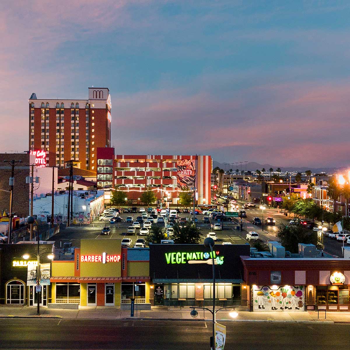 FAA-licensed commercial drone photography in Las Vegas