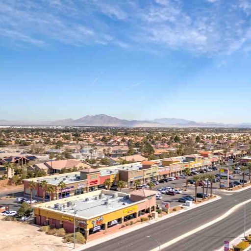 Retail drone photography Las Vegas by Rick Rowland